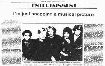 I'm Just Snapping A Musical Picture - Red Rider