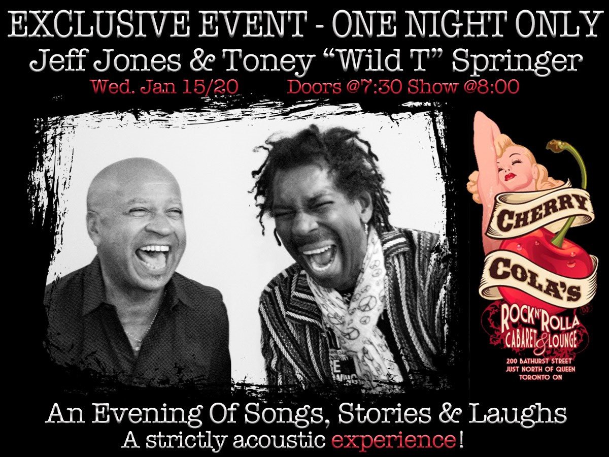 Jeff Jones and Toney "Wild T" Springer at Cherry Cola's